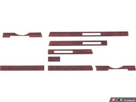 ES#2534055 - WK107ZS - Dash Strip Set - Zebrano Wood - Eight (8) Piece Set - URO - Mercedes Benz
