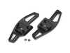 ES#4691096 - 8234-5H-721 - BFI Complete Replacement Shift Paddles - Black Anodized - Red Indicators - Full replacements made from billet aluminum and inlaid with black Alcantara - Black Forest Industries - Volkswagen