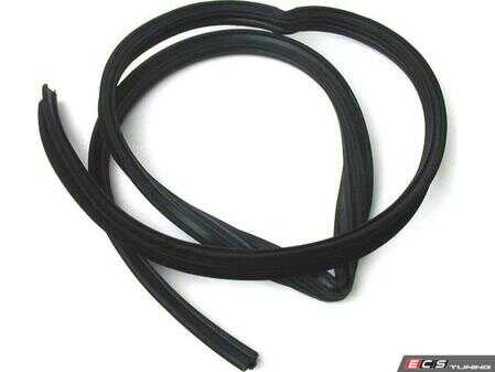 ES#2533352 - 1237250125 - Front Window Seal - Priced Each - Fits Left And Right Side - Seals Window To Door - URO - Mercedes Benz