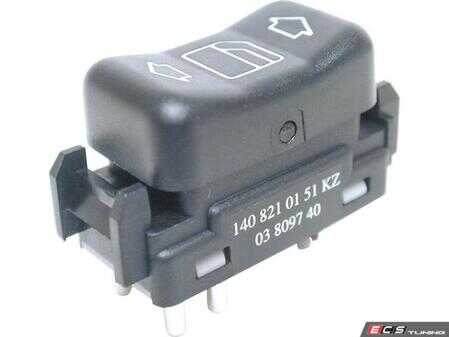 ES#2533347 - 1408210151 - Power Window Switch - Priced Each - Individual window switch - Located in the center console - URO - Mercedes Benz