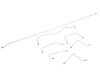 ES#4932630 - 90135560068 - Brake Hydraulic Line Kit - URO - Porsche