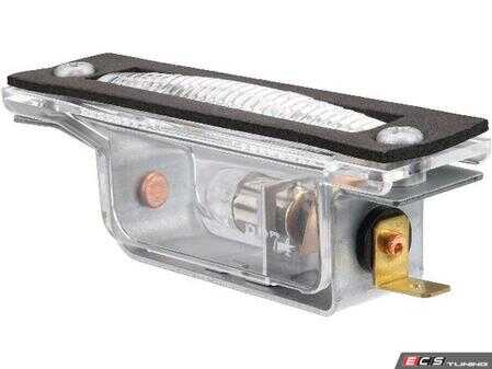 ES#2823083 - 90163160101 - License Plate Light - Includes housing, bulb, and gasket - URO - Porsche