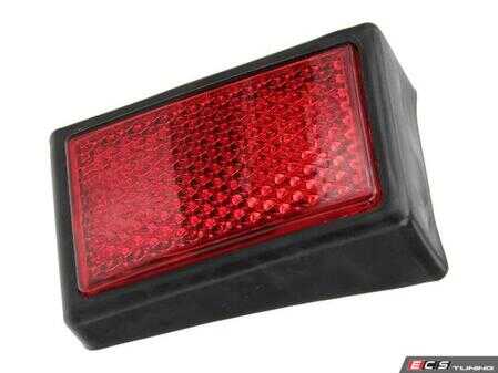 ES#3450945 - 90163301000 - Rear Bumper Reflector - Priced Each - Red plastic reflector mounted on the rear bumper cover - URO - Porsche