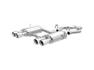 ES#2973404 - 15544 - Magnaflow Touring Cat-Back Exhaust - 2.5" stainless steel with quad 3.5" polished stainless tips - Magnaflow - BMW