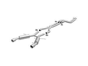 ES#2614000 - 16388 - Magnaflow Touring Cat-Back Exhaust - 2.5" stainless steel with 3.5" polished stainless tips - Magnaflow - BMW