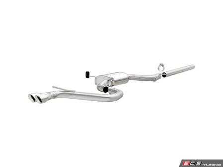 ES#2973576 - 19163 - 2.5" Cat-back Exhaust - For improved sound and performance, featuring 3" dual, polished tips - Magnaflow - Volkswagen