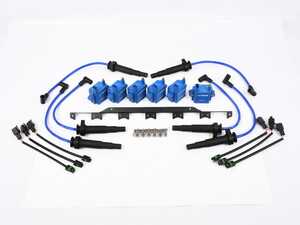 ES#5339595 - 601-0149-1 - High Performance Ignition Kit - N55 Aftermarket Intake Manifold - Blue Coils *Scratch And Dent* - The ultimate BMW ignition coil upgrade! Designed to work with the Black Market Parts intake manifold. - Scratch & Dent - BMW