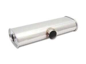 ES#4031344 - 10632 -  Vibrant Street Power Oval Muffler - 6inx10inx24in long body 3in IDxdual 2.5in out Side in Split Dual outs - Vibrant Performance - 