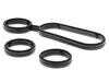 ES#4044631 - 03L198070 - Oil Cooler Gasket Set - Seals the connection between the oil cooler and the oil filter housing adapter - Vemo - Volkswagen