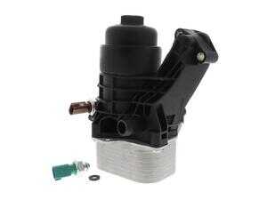 ES#4853324 - 03N115389A - Oil Filter Housing Assembly - Includes oil filter, filter cap, oil cooler, and associated sensors. - Vemo - Audi Volkswagen