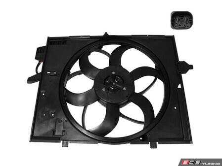 ES#2896878 - 17427526824 - Radiator Cooling Fan Assembly - Cooling fan with housing - Vemo - BMW