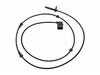 ES#4855340 - 2539053400 - Front ABS Wheel Speed Sensor - Right - Front Axle, Right Side - Vemo - Mercedes Benz