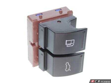 ES#2898628 - 3C0959903BREH - Fuel Door and Trunk Release Button Assembly - Black - Restore operation from your driver's door - Vemo - Volkswagen