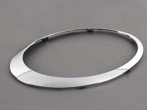 ES#78212 - 51137149906 - Headlight Trim Ring Chrome - Passenger ( Right ) - Replace your stone chipped chrome on your MINI - Genuine MINI - MINI