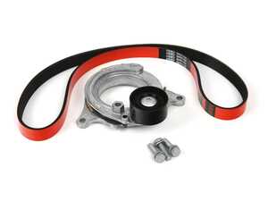 ES#4815460 - 11288650740pKT -  Performance Accessory Belt Kit - Kevlar Reinforced - Includes a ECS Kevlar Performance Accessory Belt, Febi Tensioner, and Genuine BMW Tensioner Hardware - Assembled By ECS - BMW