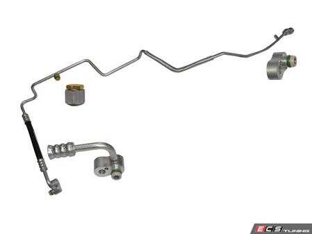 ES#2900245 - 64538381544 - A/C Hose - Pressure hose - Condenser to evaporator - Vemo - BMW