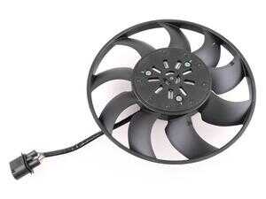 ES#4839885 - 8W0959455AE - Radiator Fan With Control Unit - Right - Fan blade with the electronic control unit - Vemo - Audi