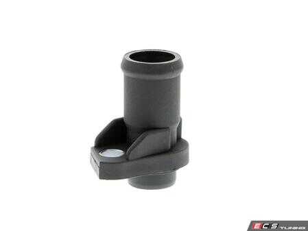 ES#2878097 - 034121143E - Coolant Hose Flange - Single hose flange that is located in the back of the cylinder head, requires o-ring part #N 900 351 03 - Vaico - Audi