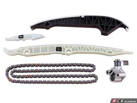 ES#4859715 - 06K109158BEKIT2 - Timing Chain Kit - Includes Timing Chain, Timing Chain Tensioner, and (3) Guide Rails - Vaico - Audi