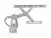 ES#2881497 - 1707200846 - Right Front Window Regulator - Does Not Include Motor - Vaico - Mercedes Benz