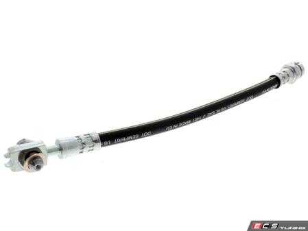 ES#4861375 - 1K0611775D - Rear Brake Hose - Left - Rubber hose from the hard brake line to caliper body - Vaico - Audi Volkswagen