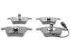 ES#3437340 - 1K0698151B - Front Brake Pad Set - Includes retaining clips and brake pad sensor - Vaico - Volkswagen