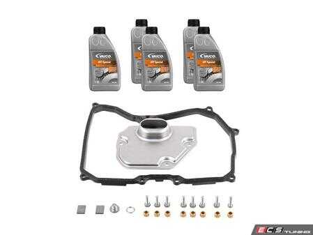 ES#2883643 - 24347566358kit2 - Automatic Transmission Filter Kit & ATF Oil  - Transmission filter and pan gasket kit and  JWS 3309 ATF Special Fluid - Vaico - MINI