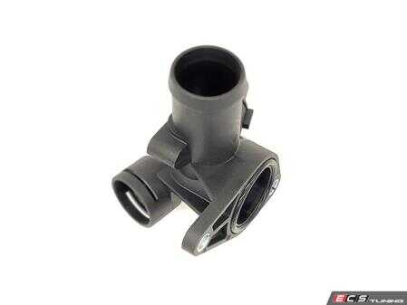 ES#3520844 - 06B121132E - Cylinder Head Cooling Flange - Located at the rear of cylinder head, includes o-rings - Holstein - Audi