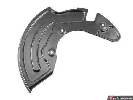 ES#4815846 - 8D0615311E - Front Dust Shield - Left - Mounted behind the front brake rotor - Vaico - Audi