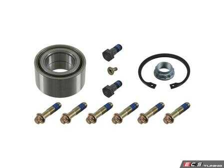 ES#2865083 - 0009800516 - Rear Wheel Bearing Kit - Priced Each - Includes wheel bearing, snap ring and axle nut - Febi - Mercedes Benz