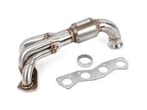 ES#4940051 - 1300856350 - Manifold/Downpipe/Header High Flow Sport Cat - Non Turbo - Replacement for the stock exhaust manifold: Newer Design - Racing Dynamics - MINI