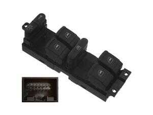 ES#2868731 - 1J4959857B - Window Switch - Left Front - Includes safety switch for central locking system - Febi - Volkswagen