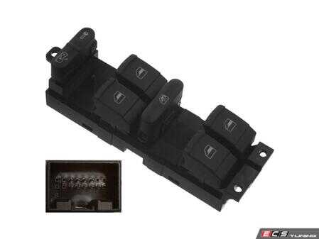 ES#2868731 - 1J4959857B - Window Switch - Left Front - Includes safety switch for central locking system - Febi - Volkswagen