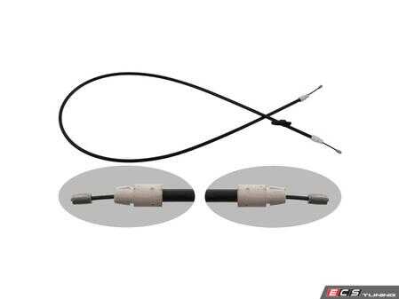 ES#2869266 - 2044201485 - Parking Brake Cable - Front - Runs from parking brake pedal to connecting joint - Febi - Mercedes Benz