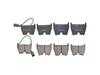 ES#2871191 - 3D0698151A - Brake Pad Set - Febi - Audi