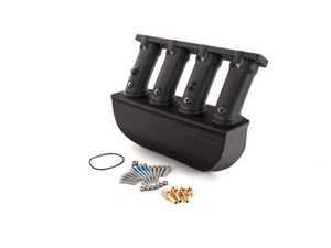 ES#4315775 - 024522ECS02 - EA888 1.8T/2.0T Gen3 Aluminum Intake Manifold Kit - Features a +53% increase in plenum volume, +8% CFM airflow, 5-axis billet intake runners, MPI provisions, CNC-machined flanges, and WMI/NOS ports. - ECS - Audi Volkswagen