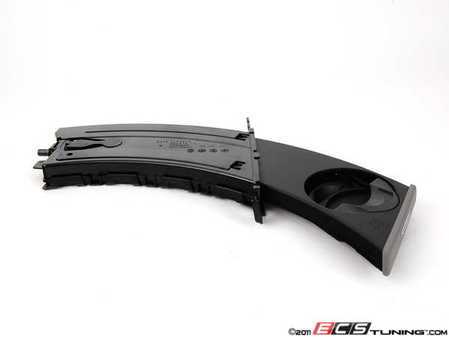 ES#255366 - 51459173465 - Left Dashboard Cup Holder Assembly - Gray - Includes faceplate/cover - Genuine BMW - BMW
