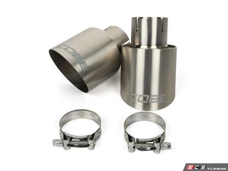 ES#4660522 - 5V2150-NB - COBB Brushed Titanium Exhaust Tip Kit - Replace the tips on your COBB Titanium Cat-Back Exhaust or finish a custom made exhaust in style - CobbTuning - Volkswagen