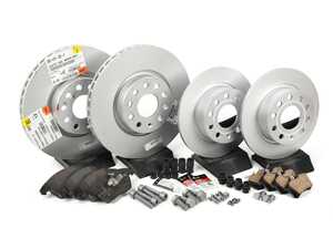 ES#2777876 - 5C0698151AKT2 - Front & Rear Brake Service Kit - Featuring genuine service parts - Genuine Volkswagen Audi - Volkswagen