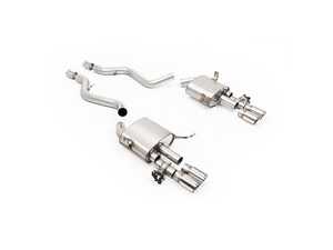 ES#5374140 - SSXBM1408 - Performance Cat Back Exhaust - V2 w/ Remote Control & GT-80 Polished Tips - Motorsport pedigree. Superior quality. Excellent sound. Milltek Sport cat-back exhaust with cerakote black tips. - Milltek Sport - BMW