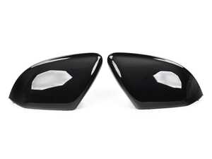 ES#4136128 - ZAW071600AGDSP - Black Optic Mirror Caps  - Give your Audi a more aggressive look. - Genuine Volkswagen Audi - Audi