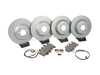 ES#4815535 - 34116855000rpkt5 - Front & Rear Brake Service Kit - Includes ECS V5 rotors and ECS DD23 ceramic pads. - Assembled By ECS - BMW