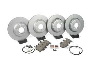 ES#4815535 - 34116855000rpkt5 - Front & Rear Brake Service Kit - Includes ECS V5 rotors and ECS DD23 ceramic pads. - Assembled By ECS - BMW