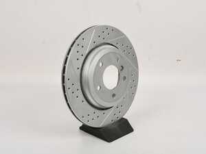 ES#5339714 - 1166073XSGMTR - Brake Rotor - Cross Drilled & Slotted Geomet Coated - Right *Scratch And Dent* - (320x22) - Scratch & Dent - BMW