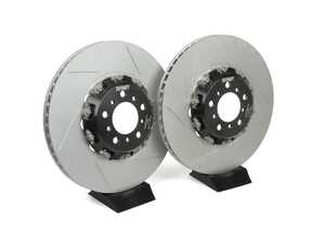 ES#5386696 - 026549TMS01DBKT - F8X TrackSport Full-Floating Front Rotors & EP24 Performance Brake Pads - Upgrade your BMW's brakes for the ultimate track performance! This limited-time offer includes discounted ECS EP24 brake pads for a comprehensive front brake service. - Doorbusters - BMW