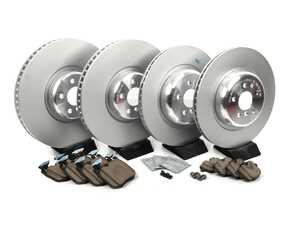 ES#4905787 - g0550ifrbrkKT - Front & Rear Brake Service Kit - Featuring Genuine BMW rotors and ECS DD23 Daily Driver ceramic pads - Assembled By ECS - BMW