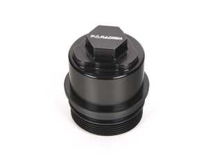 ES#4465366 - OILCAPB58Black - Magnetic Billet Oil Filter Housing Cap For B58 - Black Anodized - Paradigm Engineering's Upgraded BMW B58 magnetic aluminum oil filter Housing cap directly replaces the OEM plastic oil filter cap on your BMW - Paradigm Engineering - BMW
