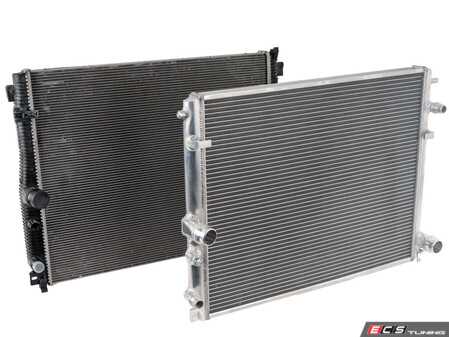 ES#4900031 - 008765LA01 - High Performance Aluminum Radiator - G2X B58 - Direct-fit upgrade over OEM! Increase cooling capacity & reliability with durable all-aluminum construction. - ECS - BMW
