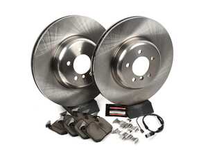 ES#3990642 - KOE7435 - Z17 Stock Replacement Brake Kit - Front - Includes Z17 ceramic brake pads, rotors, and stainless-steel hardware - Power Stop - BMW