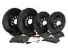 ES#2975818 - 1k0615301aaakt3 - Performance Front & Rear Brake Service Kit - Featuring ECS V5 Drilled & Slotted rotors and ECS EP24 Enthusiast Performance pads - Assembled By ECS - Audi